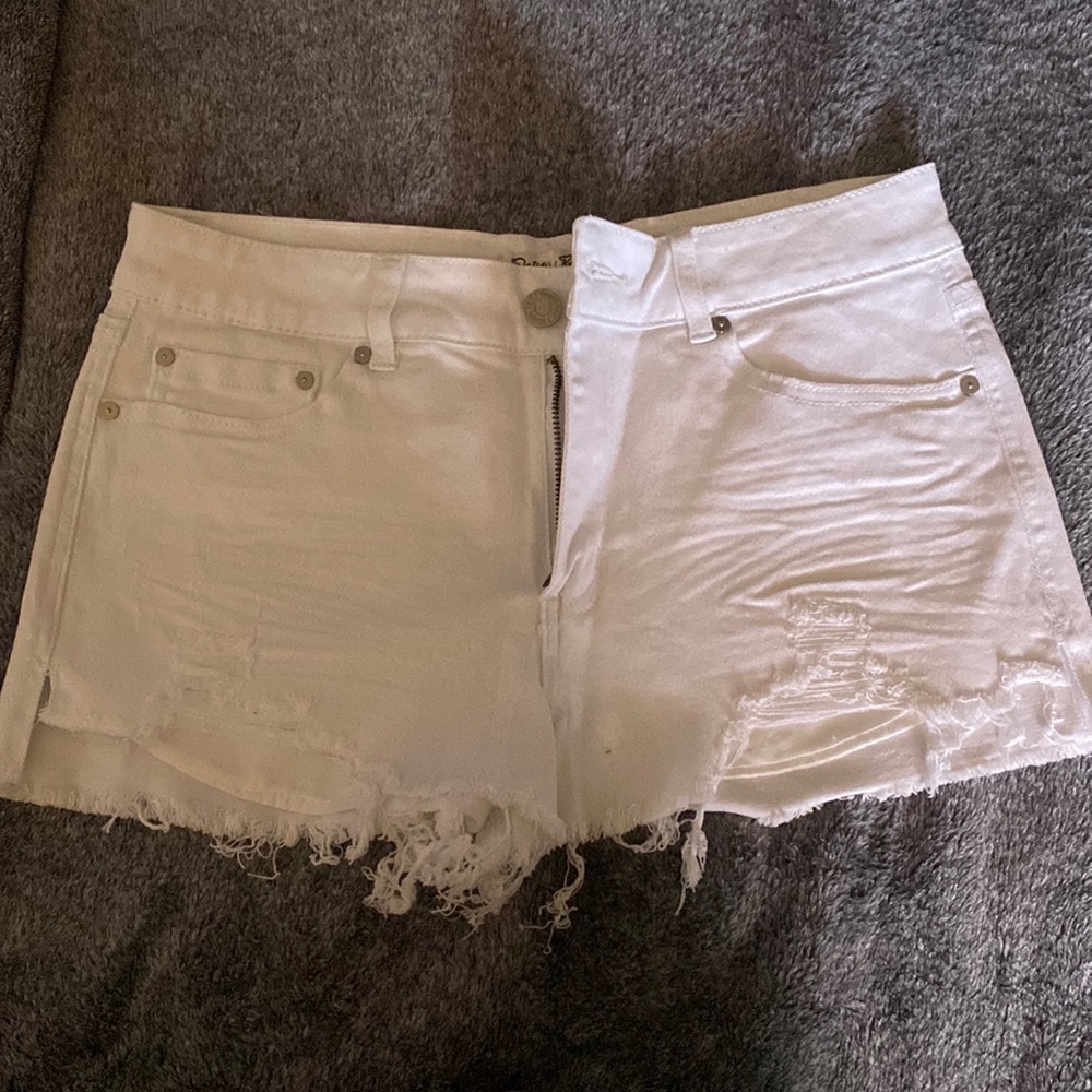 White short shorts
